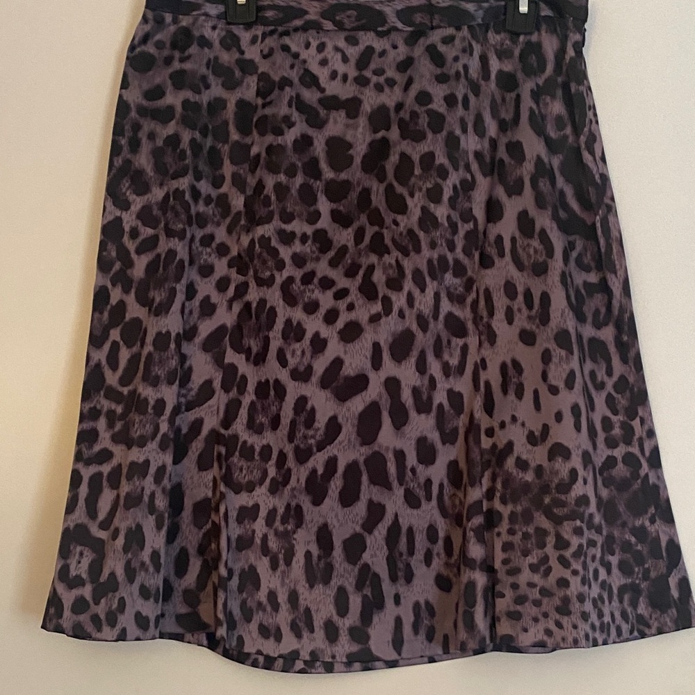 Cheetah print skirt